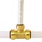 Apollo 1 in. x 1 in. x 3/4 in. Brass Push-to-Connect Reducer Tee FSBT1134 - alternate 1